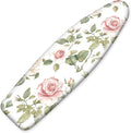 Floral Ironing Board Cover 17.7"x49", Standard Size Iron Board Covers by BVBOX