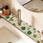 Kitchen Sink Splash Guard 2 PCS 30 Inch Sink Faucet Mat Splash Guard - Image 7