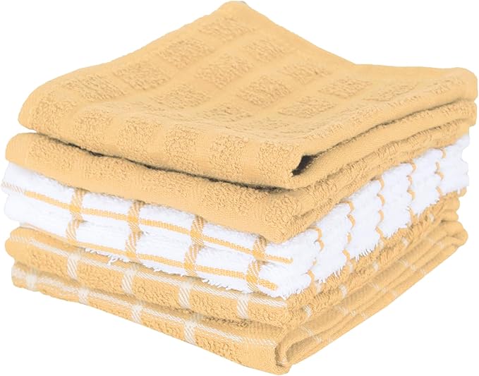 Ritz Premium 100% Cotton Terry Check Kitchen Dish Cloths by Ritz+Foodservice