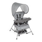 Baby Delight Go with Me Venture Portable Chair | Indoor and Outdoor | Sun Canopy | 3 Child Growth Stages | Elephant Grey by BabyDelight