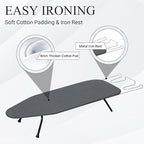 Metal Mesh Panel Tabletop Ironing Board | Foldable Iron Board | Heavy Duty - Image 4