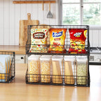 X-cosrack 3 Tier Large Stackable Snack Organizer - Image 5