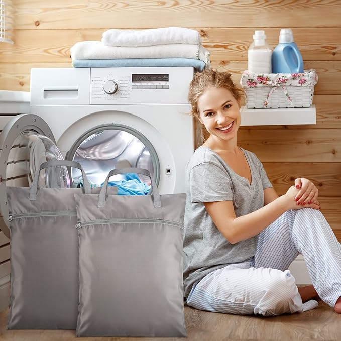 2 Pcs Travel Laundry Bags Waterproof - Image 5
