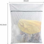 Oversized Honeycomb Mesh Laundry Bags, 2 Pack 35x43.3 inch Heavy Duty Delicate - Image 2