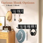 Folding Coat Hooks, Wall Mounted Coat Rack - Image 7