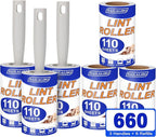BAILALIBO Lint Rollers for Pet Hair Extra Sticky, 660 Sheets Mega Value Set - Image 9