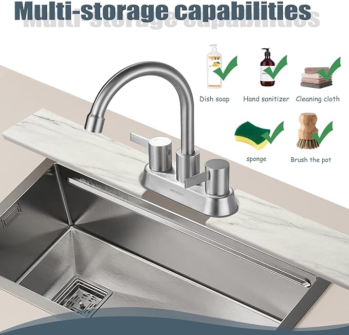 Stargaz Faucet Mat For Kitchen Sink，Sink stone quick dry around faucet - Image 5