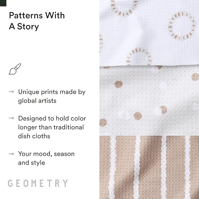 GEOMETRY Dishcloth – Evergreen Collection – Quick-Dry, Ultra-Absorbent - Image 5