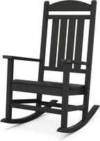 POLYWOOD Presidential Rocking Chair in Black by POLYWOOD