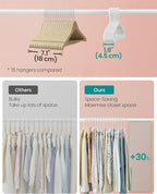 SONGMICS Baby Hangers 100 Pack, Plastic Kids Hangers - Image 4