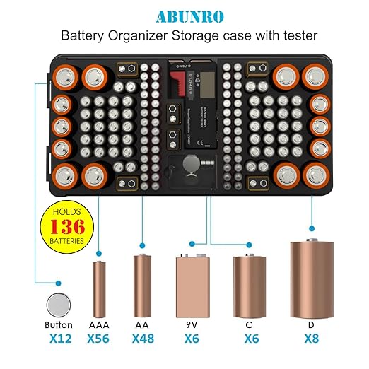 Battery Organizer Storage Case - Image 5