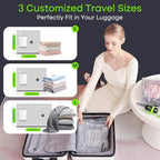 Vacuum Bags for Travel with USB Electric Pump, 15 Pack Carry-on Size - Image 4
