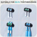 Electric Toothbrush Head Holder, Toothbrush Holders Wall Mounted, Adhesive - Image 7