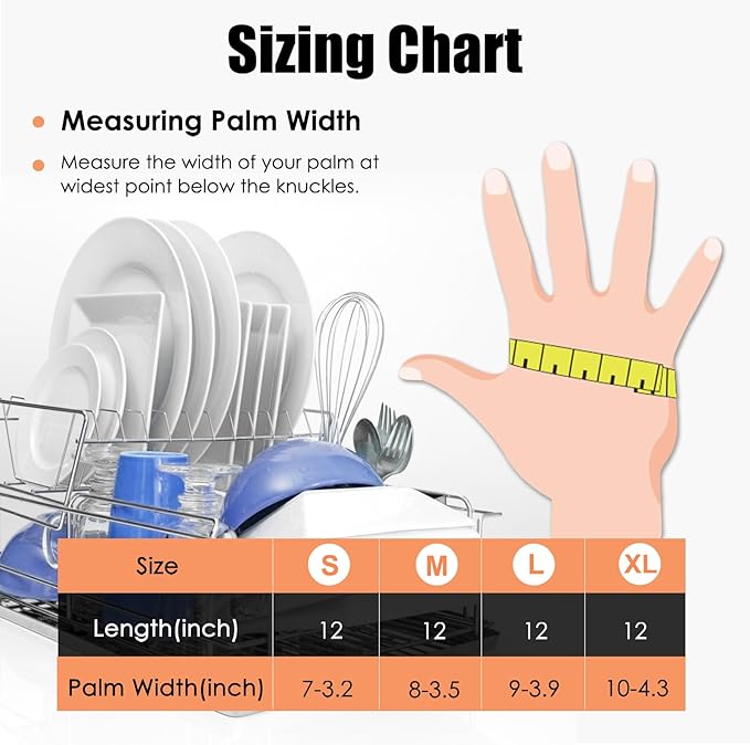 Rubber Gloves for Household, Dishwashing Gloves for Kitchen - Image 2