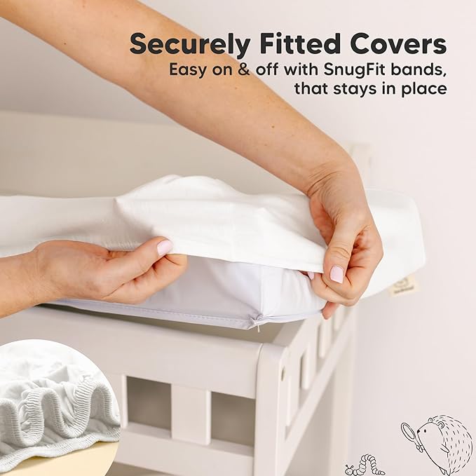 2-Pack Baby Changing Pad Cover for Girl, Boy - Image 5