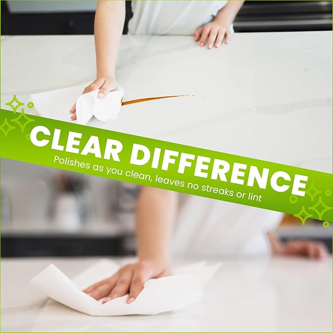 1-Pack Reusable Cleaning Cloth for Streak-Free Windows, Mirrors & All-Purpose - Image 5