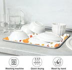 Fall Pumpkin Pattern Dish Drying Mat - Image 7