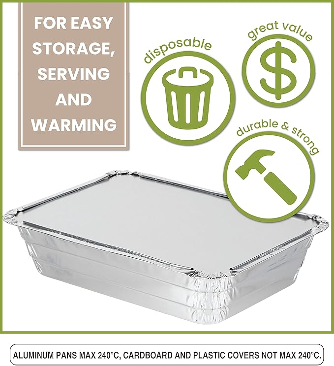PARTY BARGAINS 2.25 lb Aluminum Pans - Image 2