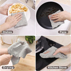 Homaxy 12 Pack Kitchen Dish Cloths, Super Soft and Absorbent Coral Velvet Dish - Image 4