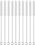 Straw Cleaner Brush Extend 12 inch, Extra Wide 12mm diam Pipe Cleaners by BEUICIRY