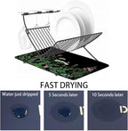 Dish Drying Mat for Multiple Usage. Super Absorbent, Easy clean, Quick dry - Image 3