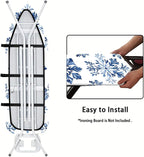 Nuxovilar Blue Snowflake Ironing Board Cover, 15 * 54inch, Fit Most Standard - Image 5