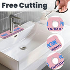 Kitchen Sink Splash Guard Faucet Mat Kitchen/Bathroom Photo DIY 15"x5.5" - Image 3