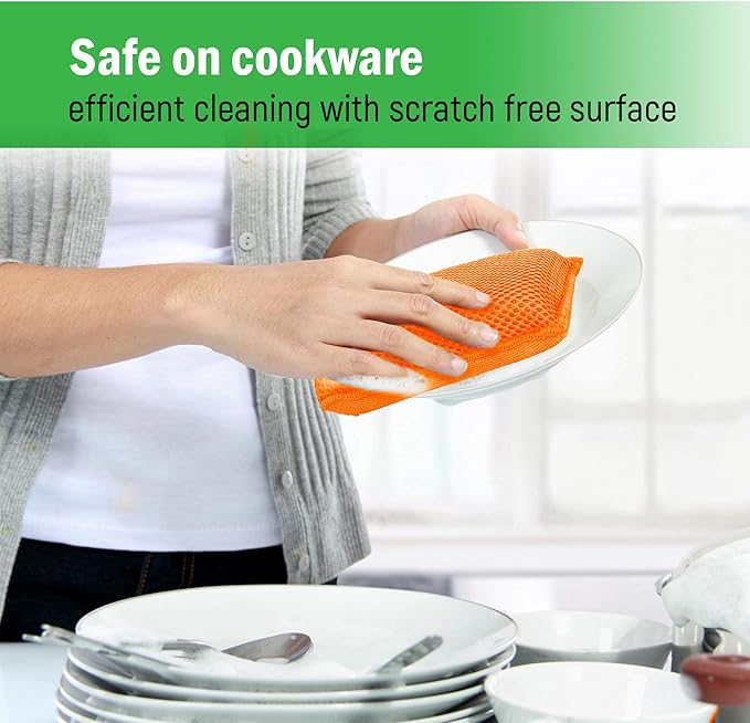 Miracle Microfiber Kitchen Sponge by Scrub-It - Image 2