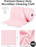 Microfiber Cleaning Cloths Roll, 75 Pack Tear Away Microfiber Towels Roll - Image 3