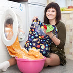 Shappy 2 Pcs Large Travel Laundry Bag Washable Waterproof Wet Dry Large Dirty - Image 7