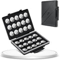 JJC CR2032 Battery Case Holder Storage, Water-Resistant Anti-Shock, Coin Cell by JJC