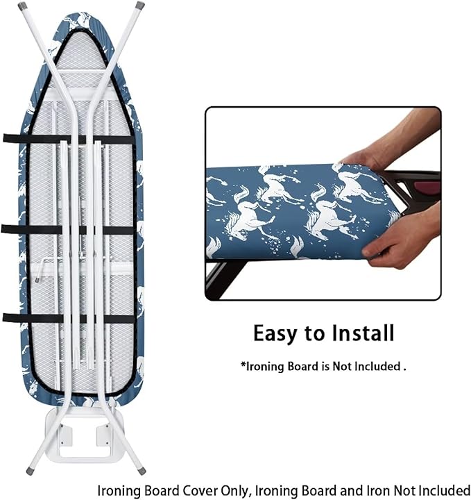 Horse Standard Ironing Board Cover Iron Pad Covers - Image 4