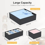 DIMJ Drawer Organizer Clothes 6 Pack - Image 2