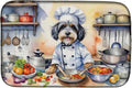 Caroline's Treasures DAC6334DDM Tibetan Terrier The Chef Dish Drying Mat by CarolinesTreasures