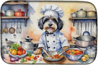 Caroline's Treasures DAC6334DDM Tibetan Terrier The Chef Dish Drying Mat by CarolinesTreasures