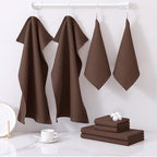 Homaxy 100% Cotton Kitchen Towels and Dishcloths Set - Image 4