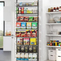 8-Tier Pantry Door Oragnizer, Over The Door Pantry Organizer Rack and Storage by Unknown