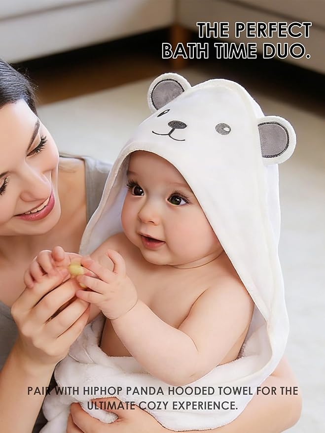 HIPHOP PANDA Baby Washcloths, Rayon Made from Bamboo - Image 9