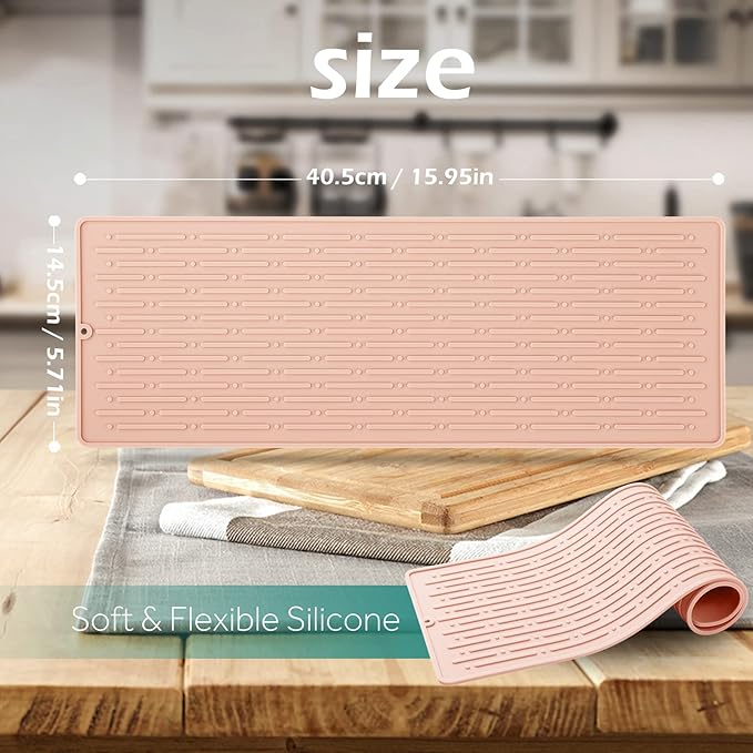 Dish Drying Mats, Heat-resistant Silicone Mat - Image 2