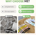 Data Cable Organizer, 2025 New Silicone Cable Ties Cable Management Organizer - Image 2
