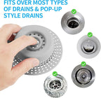Shower Drain Hair Catcher, Bathtub Drain Cover Hair Trap Strainer Upgraded - Image 5