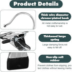 150 Pack Boot Hanger Clips Hooks, Heavy Duty Laundry Hooks - Image 3