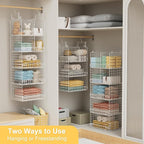 5 Tier Hanging Closet Organizer - Image 3