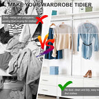 4 Pack Clear Clothing Hanger Shoulder Covers - Image 5