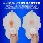 Always Ultra Thin Pads with Wings, Size 2, Long Super - Image 4