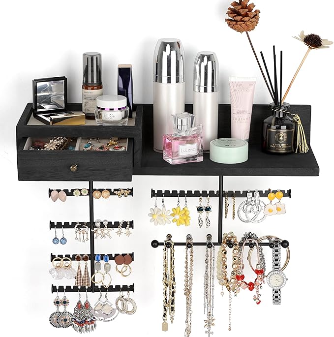 VINAEMO Jewelry Organizer Hanging Wall Mounted Jewelry Holder by VINAEMO