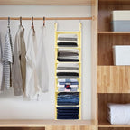 Posprica Interchangeable Hanging Closet Organizer – 6 Slim Tiers or 3 Spacious - Image 2