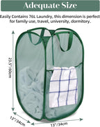 Durable Collapsible Laundry Baskets, Tear-resistant Pop Up Hamper - Image 5