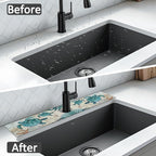 2PCS 24" X 5.5" Kitchen Sink Splash Guard Faucet Mat Sea Turtles Super - Image 7