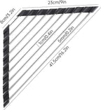 Tomorotec Foldable Stainless Steel Triangle Roll-Up Dish Drying Rack - Image 7